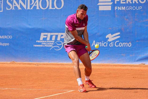 IPA88031070 - Karol Drzewiecki (POL) and Piotr Matuszewski (POL) during the Como Lake Challenger, an international tennis tournament in Como, Italy, on September 2, 2026  Copyright: xRobertaxCorradin IPAxSportx xx 88031070