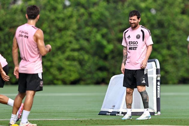 FORT LAUDERDALE, FL - SEPTEMBER 2: Leo Messi (10) of Inter Miami CF is seen during an Inter Miami Training Session at Florida Blue Training Center on September 2, 2026 in Fort Lauderdale, Florida. (Photo by Chris Arjoon Icon Sportswire) SOCCER: SEP 2 Inter Miami CF Training EDITORIAL USE ONLY Icon2609020000017