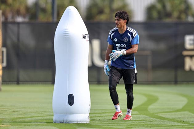 FORT LAUDERDALE, FL - SEPTEMBER 2: Rocco Rios Novo (34) of Inter Miami CF is seen during an Inter Miami Training Session at Florida Blue Training Center on September 2, 2026 in Fort Lauderdale, Florida. (Photo by Chris Arjoon Icon Sportswire) SOCCER: SEP 2 Inter Miami CF Training EDITORIAL USE ONLY Icon2609020000020