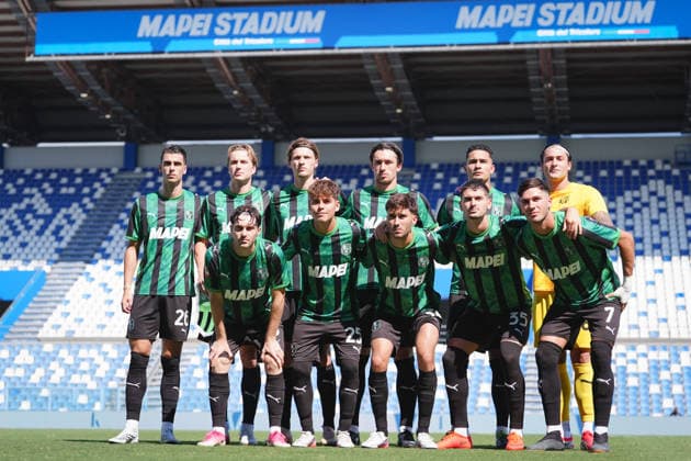 Team Sassuolo during the Round of 16 of Frecciarossa Italian Cup 2026 2027 match between Sassuolo and Frosinone at Mapei Stadium Cittˆ del Tricolore - Soccer - Reggio Emilia, Italy - Wednesday September 2, 2026  Copyright: xMassimoxPaolone LaPressex