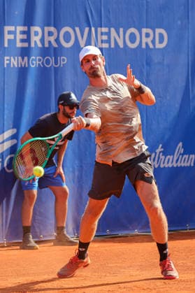 IPA88033316 - Norbert GOMBOS (SVK) during the Como Lake Challenger, an international tennis tournament in Como, Italy, on September 2, 2026  Copyright: xRobertaxCorradin IPAxSportx xx 88033316
