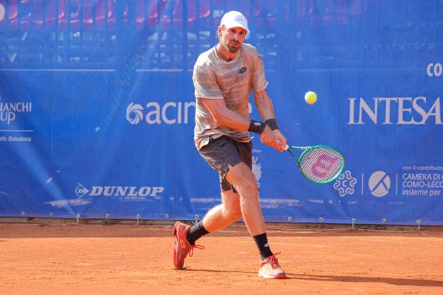 IPA88033328 - Norbert GOMBOS (SVK) during the Como Lake Challenger, an international tennis tournament in Como, Italy, on September 2, 2026  Copyright: xRobertaxCorradin IPAxSportx xx 88033328