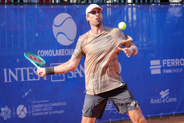 IPA88033314 - Norbert GOMBOS (SVK) during the Como Lake Challenger, an international tennis tournament in Como, Italy, on September 2, 2026  Copyright: xRobertaxCorradin IPAxSportx xx 88033314