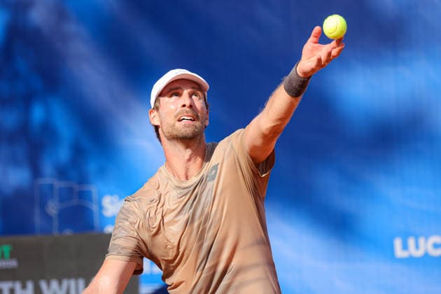 IPA88033318 - Norbert GOMBOS (SVK) during the Como Lake Challenger, an international tennis tournament in Como, Italy, on September 2, 2026  Copyright: xRobertaxCorradin IPAxSportx xx 88033318