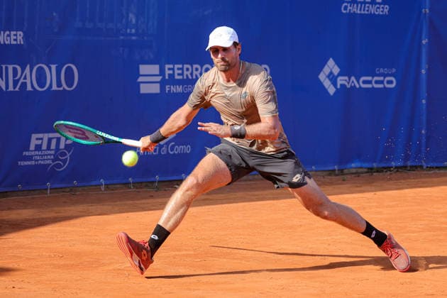 IPA88033319 - Norbert GOMBOS (SVK) during the Como Lake Challenger, an international tennis tournament in Como, Italy, on September 2, 2026  Copyright: xRobertaxCorradin IPAxSportx xx 88033319
