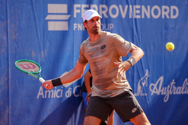 IPA88033331 - Norbert GOMBOS (SVK) during the Como Lake Challenger, an international tennis tournament in Como, Italy, on September 2, 2026  Copyright: xRobertaxCorradin IPAxSportx xx 88033331