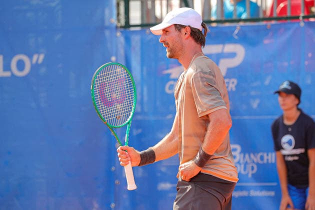 TENNIS - International Tennis Tournament - Como Lake Challenger Photo by IPA ABACAPRESS.COM88033324 - Norbert GOMBOS (SVK) during the Como Lake Challenger, an international tennis tournament in Como, Italy, on September 2, 2026 Como Italy  Copyright: xIPAxSport ABACAx