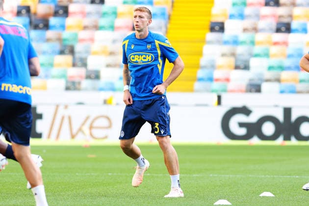 warms up prior to the Coppa Italia soccer match between Udinese and Venezia at the Friuli Stadium in Udine, north east Italy - September 02, 2026. - Soccer  Copyright: xAndreaxBressanutti LaPressex
