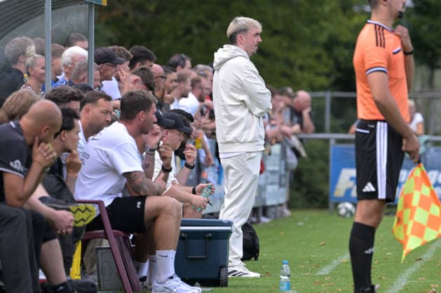 Johannes Pfeiffer, TSV Ehningen, Coach, TSV Ehningen vs. SG Sonnenhof Grossaspach, Soccer, DB Regio wfv Cup Round of 16, 2026–2027 Season, September 2, 2026, TSV Ehningen vs. SG Sonnenhof Grossaspach, Soccer, DB Regio wfv Cup Round of 16, 2026–2027 Season, September 2, 2026, Ehningen Copyright: xEibner-Pressefotox EP_TBR