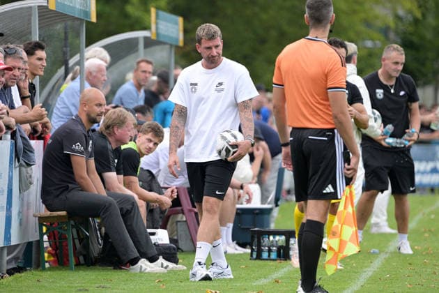 Pascal Reinhardt, SG Sonnenhof Großaspach, Coach, TSV Ehningen vs. SG Sonnenhof Großaspach, Soccer, DB Regio wfv Cup Round of 16, 2026–2027 Season, September 2, 2026 TSV Ehningen vs. SG Sonnenhof Großaspach, soccer, DB Regio wfv Cup Round of 16, 2026–2027 season, September 2, 2026 Ehningen Copyright: xEibner-Pressefotox EP_TBR