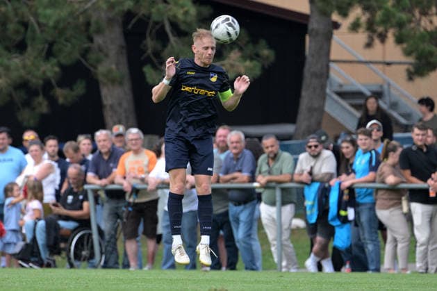 Marcel Sigloch, TSV Ehningen, 08 TSV Ehningen vs. SG Sonnenhof Grossaspach, Soccer, DB Regio wfv Cup Round of 16, 2026–2027 Season, September 2, 2026, TSV Ehningen vs. SG Sonnenhof Grossaspach, Soccer, DB Regio wfv Cup Round of 16, 2026–2027 season, September 2, 2026, Ehningen Copyright: xEibner-Pressefotox EP_TBR