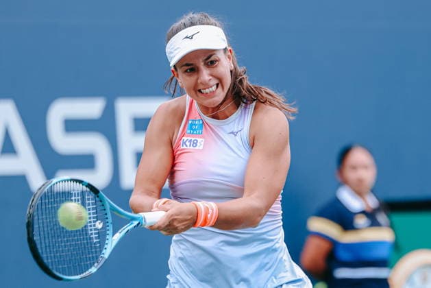 US Open tennis tournament - Day 4 Lucrezia Stefanini or Italy in action against Jasmine Paolini of Italy during the Women s Singles second round match of the US Open Tennis Championships, in Flushing Meadows, New York, USA, 02 September 2026. FLUSHING MEADOWS NEW YORK United States  Copyright: xOLGAxFEDOROVAx