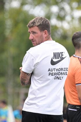 Pascal Reinhardt, SG Sonnenhof Großaspach, Coach, TSV Ehningen vs. SG Sonnenhof Großaspach, Soccer, DB Regio wfv Cup Round of 16, 2026–2027 Season, September 2, 2026, TSV Ehningen vs. SG Sonnenhof Großaspach, Soccer, DB Regio wfv Cup Round of 16, 2026–2027 Season, September 2, 2026, Ehningen Copyright: xEibner-Pressefotox EP_TBR