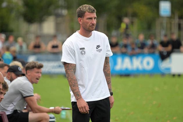 Pascal Reinhardt, SG Sonnenhof Großaspach, Coach, TSV Ehningen vs. SG Sonnenhof Großaspach, Soccer, DB Regio wfv Cup Round of 16, 2026–2027 Season, September 2, 2026, TSV Ehningen vs. SG Sonnenhof Großaspach, Soccer, DB Regio wfv Cup Round of 16, 2026–2027 Season, September 2, 2026, Ehningen Copyright: xEibner-Pressefotox EP_TBR