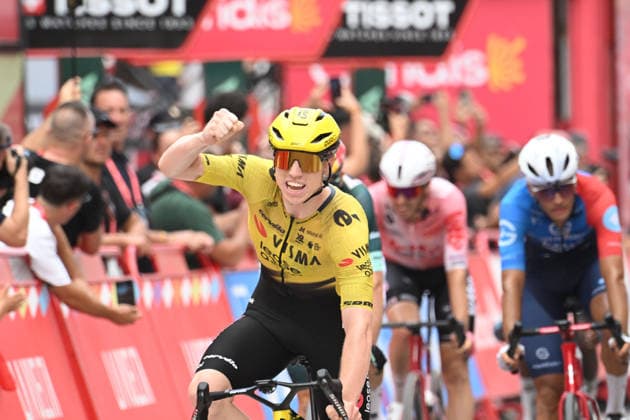 02-09-2026 Vuelta A Espana; Tappa 11 Cartagena - Lorca; 2026, Visma - Lease A Bike; Brennan, James Matthew; Lorca; 