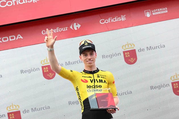 02-09-2026 Vuelta A Espana; Tappa 11 Cartagena - Lorca; 2026, Visma - Lease A Bike; Brennan, James Matthew; Lorca; 