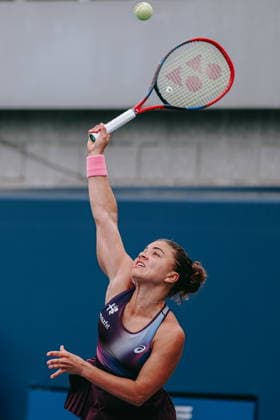 US Open tennis tournament - Day 4 Jasmine Paolini of Italy in action against Lucrezia Stefanini or Italy during the Women s Singles second round match of the US Open Tennis Championships, in Flushing Meadows, New York, USA, 02 September 2026. FLUSHING MEADOWS NEW YORK United States  Copyright: xOLGAxFEDOROVAx