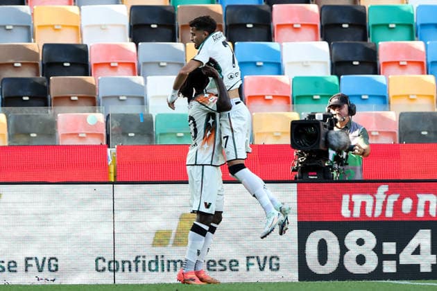 Ar Udine 02 09 2026 - Coppa Italia Udinese-Venezia foto Andrea Rigano Image nella foto: esultanza gol Richie Sagrado 