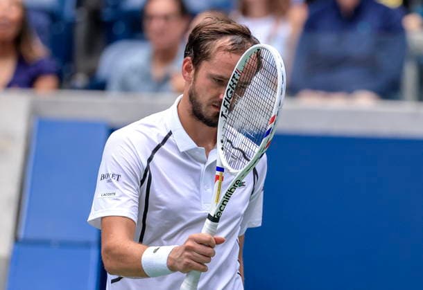 US Open tennis tournament - Day 4 Daniil Medvedev of Russia in action against Sebastian Gorzny of USA during the Men s Singles second round match of the US Open Tennis Championships in Flushing Meadows, New York, USA, 02 September 2026. FLUSHING MEADOWS NEW YORK United States  Copyright: xCRISTOBALxHERRERA-ULASHKEVICHx