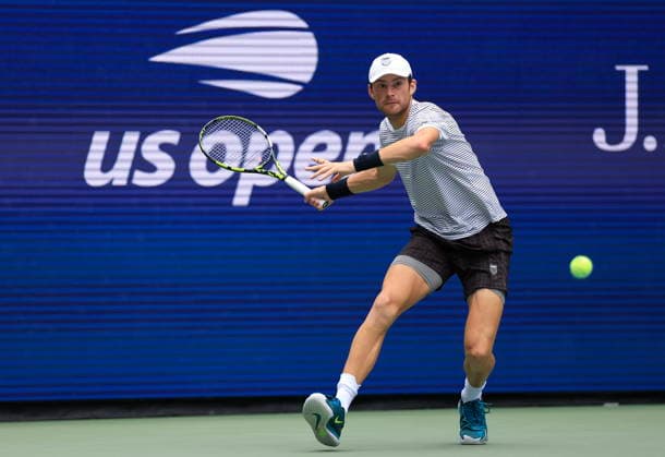 US Open tennis tournament - Day 4 Sebastian Gorzny of USA in action against Daniil Medvedev of Russia during the Men s Singles second round match of the US Open Tennis Championships in Flushing Meadows, New York, USA, 02 September 2026. FLUSHING MEADOWS NEW YORK United States  Copyright: xCRISTOBALxHERRERA-ULASHKEVICHx
