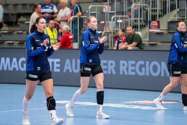 HSG Blomberg Lippe (GER) vs. TuS Metzingen (GER), Handball, Women s Handball Bundesliga 1, Matchday 2, 2026–2027 Season, Blomberg, September 2, 2026—Karolina Jurenczyk of HSG Blomberg Lippe, 81, at the Afuwaermen Blomberg Synflex Arena on Ulmenallee, Germany