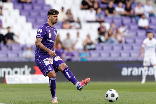SOCCER - BL, A.Wien vs Wattens VIENNA,AUSTRIA,02.SEP.26 - SOCCER - ADMIRAL Bundesliga, FK Austria Wien vs WSG Tirol. Image shows Aleksandar Dragovic (A.Wien).  GEPAxpictures xArminxRauthner