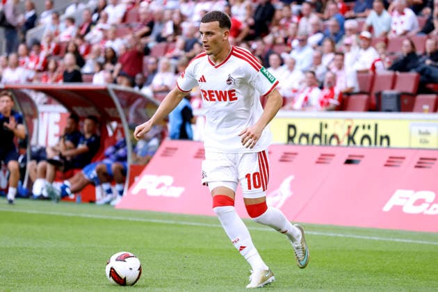EL MALA Said Team 1 FC Cologne DFL Bundesliga Season 2026–2027 Match: 1 FC Cologne vs. TSG Hoffenheim 3–2 on August 29, 2026, in Cologne. DFL regulations prohibit any use of photographs as IMAGE SEQUENCES and or QUASI-VIDEO Copyright: xLacixPerenyix