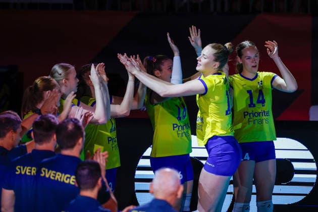 September 2, 2026: Isabelle Haak of Sweden ahead of the CEV EuroVolley 2026 quarterfinal between Italy and Sweden on September 2, 2026 in Brno. Photo by Pavel Lebeda, BILDBYRAN COP 18 XY0127 volleyball CEV EuroVolley 2026 European Volleyball Championship quarterfinal quarterfinals Italy Sweden women s team  Copyright: PavelxLebeda BB260902BB338
