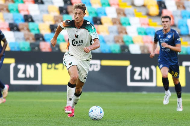 Venezia s lion lauberbach during the Coppa Italia soccer match between Udinese and Venezia at the Friuli Stadium in Udine, north east Italy - September 02, 2026. - Soccer  Copyright: xAndreaxBressanutti LaPressex