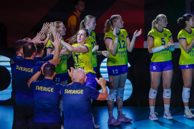 September 2, 2026: Anna Haak of Sweden ahead of the CEV EuroVolley 2026 quarterfinal between Italy and Sweden on September 2, 2026 in Brno Photo Pavel Lebeda BILDBYRAN COP 18 XY0127 volleyball CEV EuroVolley 2026 volleyball European Championship quarterfinal quarterfinals Italy Sweden women’s volleyball  Copyright: PavelxLebeda BB260902BB339
