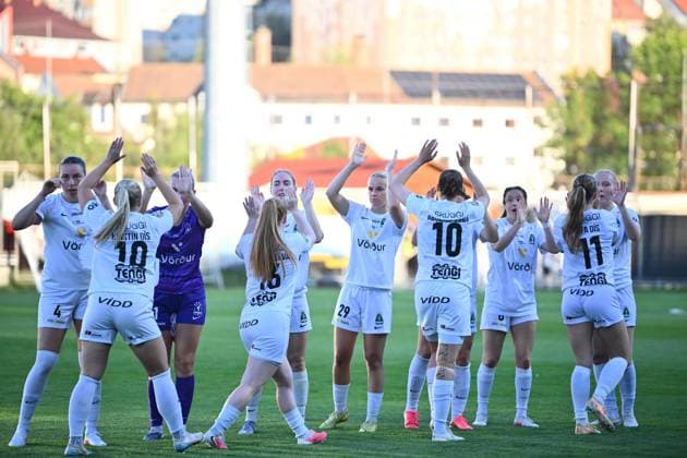 FK Csikszereda and Breidablik, UEFA Women™s Europa Cup Breidablik players react before UEFA Women s Europa Cup 2026 2027 First qualifying round game between FK Csikszereda and Breidablik on 02 September 2026, Municipal Stadium in Miercurea Ciuc - Romania. Alex Nicodim Imago Images Copyright: xx