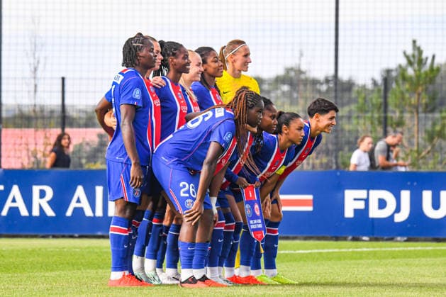 FOOTBALL : PSG vs Eintracht Francfort - UEFA Women™s Champions League - 02 09 2026 Photo d™equipe du Paris Saint Germain PoissyFrance  Copyright: xBaptistexAutissierx