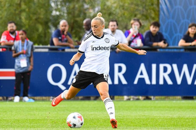 FOOTBALL : PSG vs Eintracht Francfort - UEFA Women™s Champions League - 02 09 2026 Hanna Bennison (Eintracht Francfort) PoissyFrance  Copyright: xBaptistexAutissierx