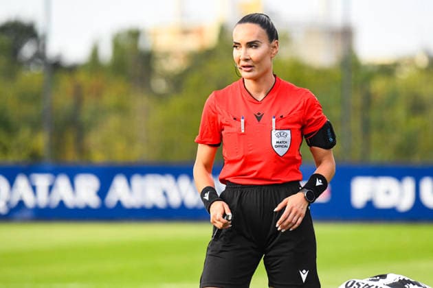 FOOTBALL : PSG vs Eintracht Francfort - UEFA Women™s Champions League - 02 09 2026 Emanuela Rusta (Arbitre Central) PoissyFrance  Copyright: xBaptistexAutissierx
