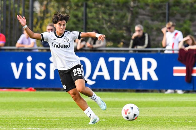 FOOTBALL : PSG vs Eintracht Francfort - UEFA Women™s Champions League - 02 09 2026 Dilara Acikgoz (Eintracht Francfort) PoissyFrance  Copyright: xBaptistexAutissierx