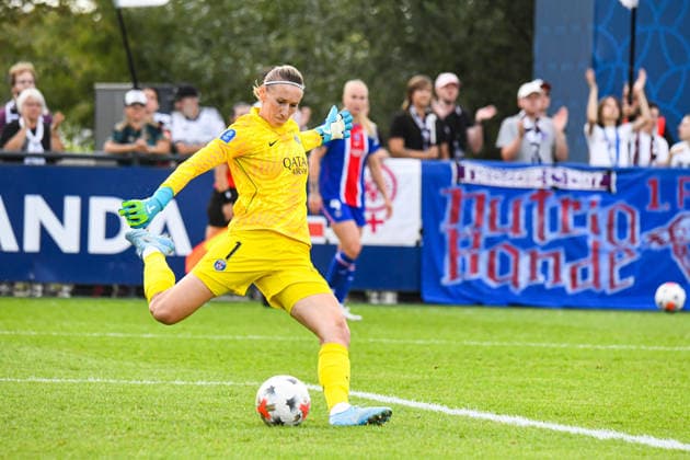 FOOTBALL : PSG vs Eintracht Francfort - UEFA Women™s Champions League - 02 09 2026 Kiedrzynek Katarzyna (PSG) PoissyFrance  Copyright: xBaptistexAutissierx