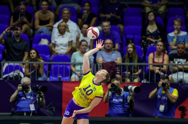 BRNO, CZECH REPUBLIC 20260902 Sweden s Isabelle Haak during the quarterfinal of the Women s European Volleyball Championship between Italy and Sweden in Brno, Czech Republic BRNO CZECH REPUBLIC x9200x  Copyright: xAdamxIhse TTx VOLLEYBOLL-EM 2026 ITALIEN-SVERIGE