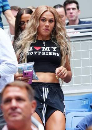 Trinity Rodman arrives a few games into the match played by her boyfriend Ben Shelton 2026 US Open, Day Four, USTA Billie Jean King National Tennis Center, New York, USA - 02 Sep 2026New York USTA Billie Jean King National T New York (NY) United States of America EDITORIAL USE ONLY No use with unauthorised audio, video, data, fixture lists, club league logos or live services. Online in-match use limited to 120 images, no video emulation. No use in betting, games or single club league player publications. Copyright: xJavierxGarcia Shutterstockx 17124553aj