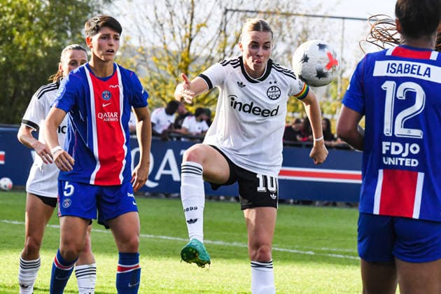 FOOTBALL : PSG vs Eintracht Francfort - UEFA Women™s Champions League - 02 09 2026 Laura Freigang (Eintracht Francfort) PoissyFrance  Copyright: xBaptistexAutissierx