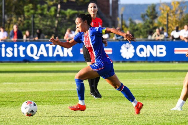 FOOTBALL : PSG vs Eintracht Francfort - UEFA Women™s Champions League - 02 09 2026 Sakina Karchaoui (PSG) PoissyFrance  Copyright: xBaptistexAutissierx