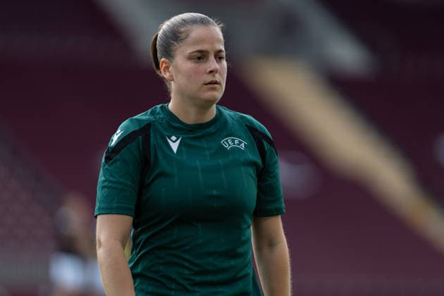 GENEVA, SWITZERLAND - SEPTEMBER 2 : Anne Uersfeld, assistant referee, during the UEFA Women s Champions League between Servette FC Chenois Féminin and AC Sparta Praha at Stade de Genève in Geneva, Switzerland. Copyright: xCarlaxBoticax xSPPx Sportspressphoto_SPR222183