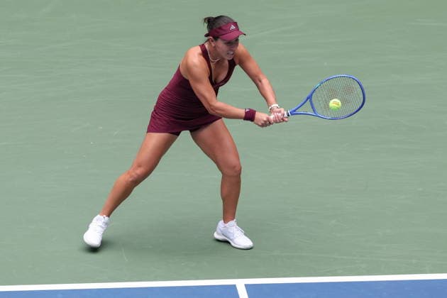 US Open tennis tournament - Day 4 Jessica Pegula of the US in action against Sofia Kenin of the US during the Women™s Singles second round match of the US Open Tennis Championships in Flushing Meadows, New York, USA, 02 September 2026. FLUSHING MEADOWS NEW YORK United States  Copyright: xBRIANxHIRSCHFELDx
