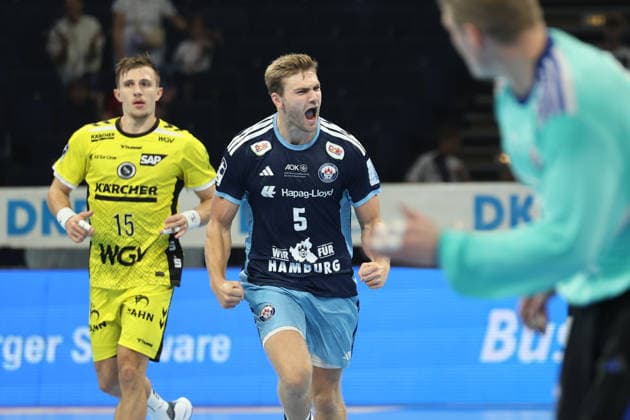 Handball I Men I 2026–2027 Season I Bundesliga I Matchday 2 I Handball Club Hamburg vs. TVB Stuttgart I September 2, 2026 Oliver Norlyk 5, Handball Club Hamburg, Hamburg Barclaycard Arena, Hamburg, Germany Copyright: xLobeca RalfxHomburgx