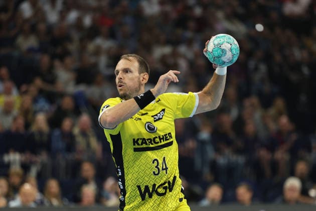 Handball I Men I 2026–2027 Season I Bundesliga I Matchday 2 I Handball Club Hamburg vs. TVB Stuttgart I September 2, 2026 Kai Häfner 34, TVB Stuttgart vs. Hamburg, Barclaycard Arena, Hamburg, Germany Copyright: xLobeca RalfxHomburgx
