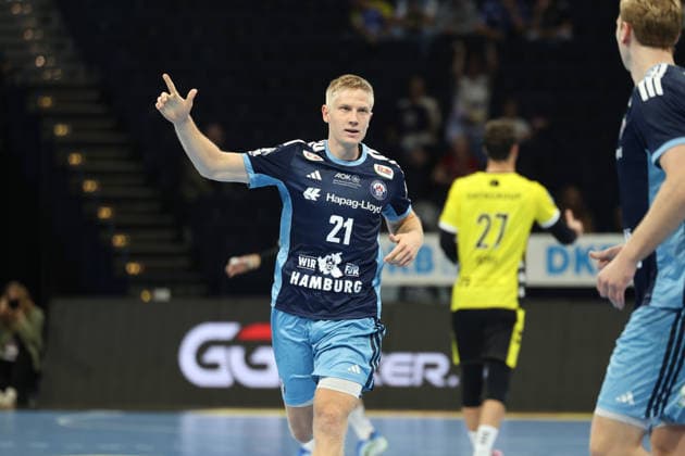 Handball I Men s I 2026–2027 Season I Bundesliga I Matchday 2 I Handball Club Hamburg vs. TVB Stuttgart I September 2, 2026 Frederik Bo Andersen, 21, Handball Club Hamburg, Hamburg Barclaycard Arena, Hamburg, Germany Copyright: xLobeca RalfxHomburgx