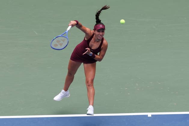 US Open tennis tournament - Day 4 Jessica Pegula of the US in action against Sofia Kenin of the US during the Women™s Singles second round match of the US Open Tennis Championships in Flushing Meadows, New York, USA, 02 September 2026. FLUSHING MEADOWS NEW YORK United States  Copyright: xBRIANxHIRSCHFELDx