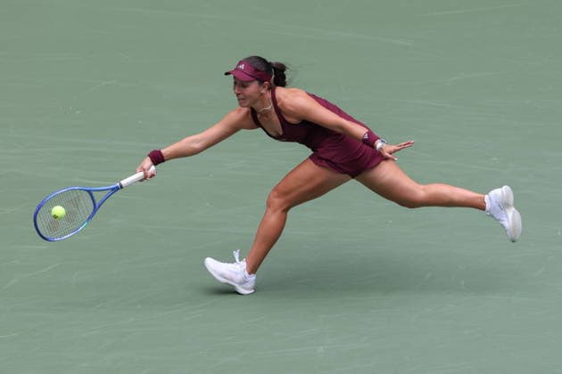 US Open tennis tournament - Day 4 Jessica Pegula of the US in action against Sofia Kenin of the US during the Women™s Singles second round match of the US Open Tennis Championships in Flushing Meadows, New York, USA, 02 September 2026. FLUSHING MEADOWS NEW YORK United States  Copyright: xBRIANxHIRSCHFELDx