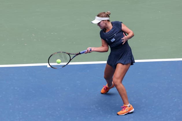 US Open tennis tournament - Day 4 Sofia Kenin of the US in action against Jessica Pegula of the US during the Women™s Singles second round match of the US Open Tennis Championships in Flushing Meadows, New York, USA, 02 September 2026. FLUSHING MEADOWS NEW YORK United States  Copyright: xBRIANxHIRSCHFELDx