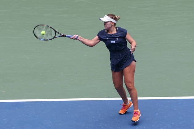 US Open tennis tournament - Day 4 Sofia Kenin of the US in action against Jessica Pegula of the US during the Women™s Singles second round match of the US Open Tennis Championships in Flushing Meadows, New York, USA, 02 September 2026. FLUSHING MEADOWS NEW YORK United States  Copyright: xBRIANxHIRSCHFELDx
