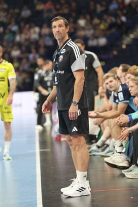 Handball, Opel Handball Bundesliga 2026–2027, Handball Sport Verein Hamburg vs. TVB Stuttgart, Coach Torsten Jansen, Hamburg, Barclays Arena Hamburg